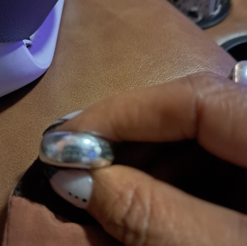 Vintage Coach 925 Silver Dome Ring
